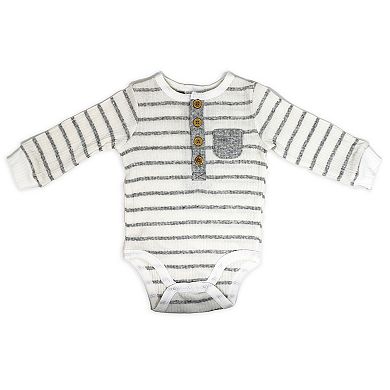 Baby Boys Take Me Home 3 Piece Layette Set, Heather Stripes