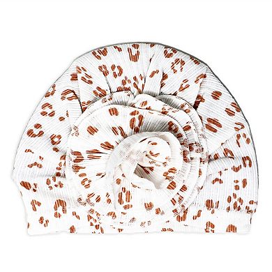 Baby Girls Take Me Home 3 Piece Layette Set, Mauve Leopard