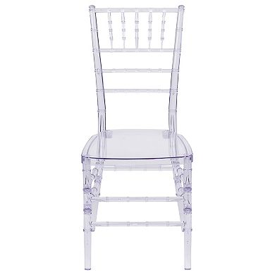 Emma And Oliver 2 Pack Stacking Ghost Chair