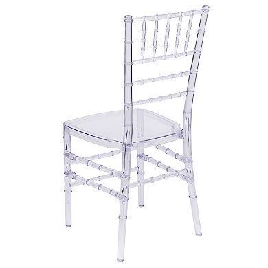 Emma And Oliver 2 Pack Stacking Ghost Chair