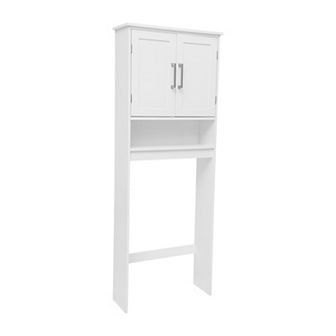 Merrick Lane Contemporary Over The Toilet Storage Cabinet For Bath Or Laundry Room