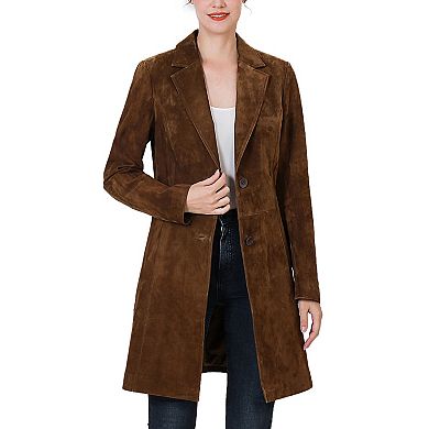 Women's Bgsd Mary Suede Leather Walker Coat