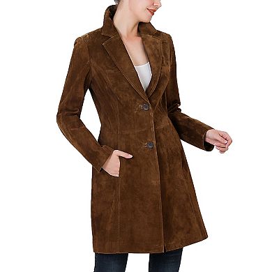 Women's Bgsd Mary Suede Leather Walker Coat