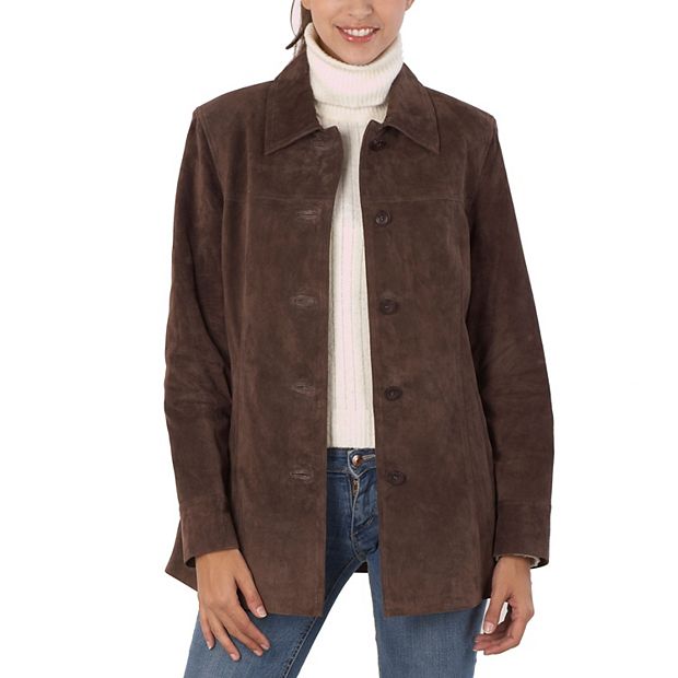Plus size suede jacket store