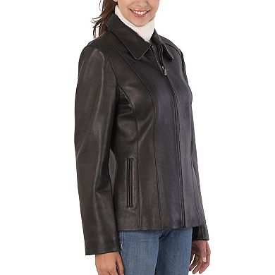 Plus Size Bgsd Miranda Leather Jacket