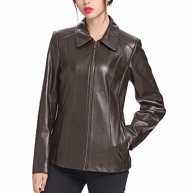 Plus Size Bgsd Miranda Leather Jacket