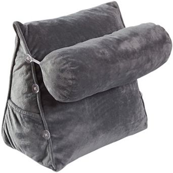 Cheer Collection Tv Reading And Wedge Pillow With Detachable Bolster