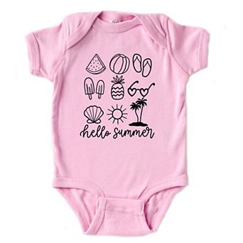 Hello Summer Chart Baby Bodysuit