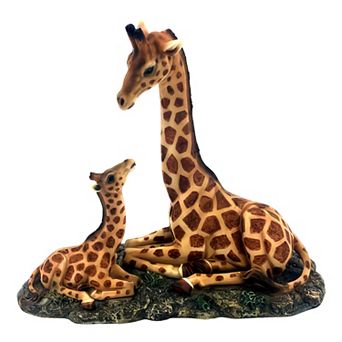 Fc Design 9.5"w Giraffe With Cub Sitting Figurine Decoration Home Room Decor