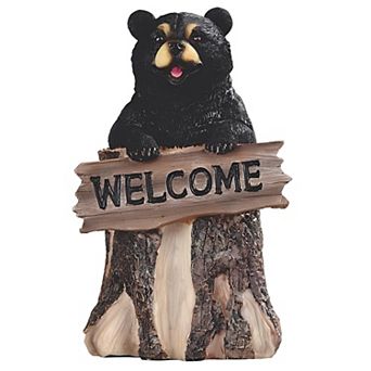 Fc Design 7"h Bear With Welcome Sign Figurine Decoration Home Room Decor