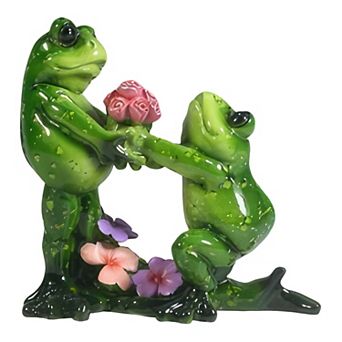Fc Design 4.75"h Frog Couple Giving Flower Figurine Decoration Home Room Decor