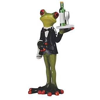 Fc Design 7"h Frog Bartender Serving Wine Figurine Decoration Home Room Decor