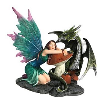 Fc Design 6.75"H Green Fairy With Dragon Figurine Decoration Home Room Decor