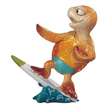Fc Design 5"h Brown Sea Turtle Surfing Figurine Decoration Home Room Decor