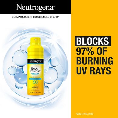 Neutrogena Beach Defense Spray Body Sunscreen SPF 50