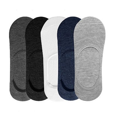 No Show Invisible Socks Breathable Non-slip Low Cut Set Of 5 Pair