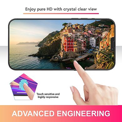 2x Tempered Glass Screen Protector Film For Iphone 13 Pro Max 6.7" Case Friendly