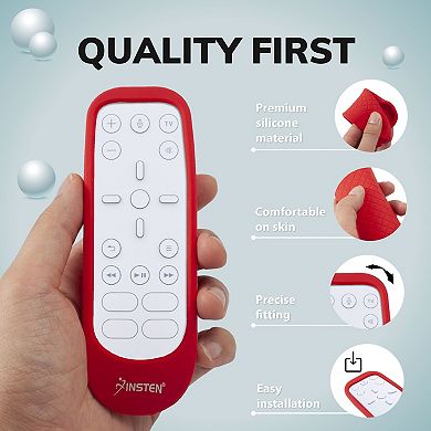 Ps5 Media Remote Cover Case Protective Silicone Skin Sleeve Anti-shock Red