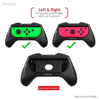 Insten Joy-con Protective Controller Grip Handle For Nintendo Switch, Black