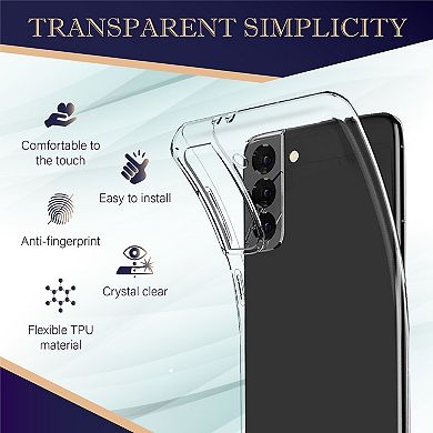 For Galaxy S21 Plus 5g 6.7 Clear Soft Tpu Phone Case Protective Cover