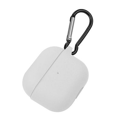 For Airpods 3 3rd 2021 Silicone Case Protective Soft Skin Cover Keychain White
