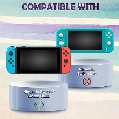 For Nintendo Switch & Oled Model Carrying Case Purse Sleeve Travel Bag Yellow