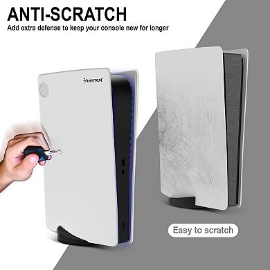 For Ps5 Digital Edition Console Cover Anti-dust Protective Case Accessory White