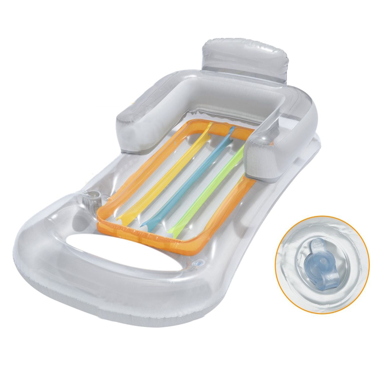 Pool Floaties Sloosh Pocket Inflatable Floating Mat Swimming Pool ...