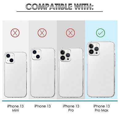 Clear Case For Iphone 13 Pro Max (6.7 Inch) Soft Tpu Protective Cover