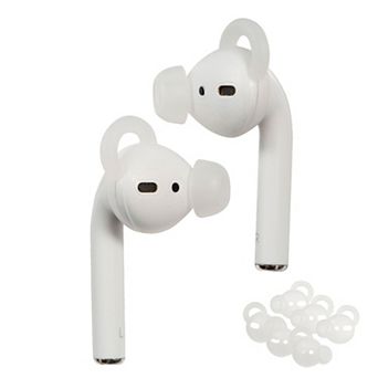 For Airpods 1 & 2 Earbuds Ear Hooks With Eartips Anti-lost Accessories 3x Clear