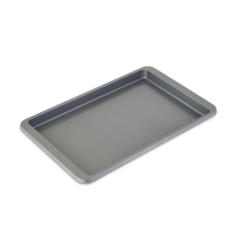 Slightly bent. KitchenAid Nonstick Aluminized Steel 10 x 15 inch Baking Sheet  Contour Silver