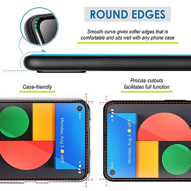 For Google Pixel 4a 5g (2020) Tempered Glass Screen Protector Cover Guard Clear