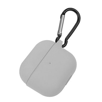 For Airpods 3 3rd 2021 Silicone Case Protective Soft Skin Cover Keychain Gray