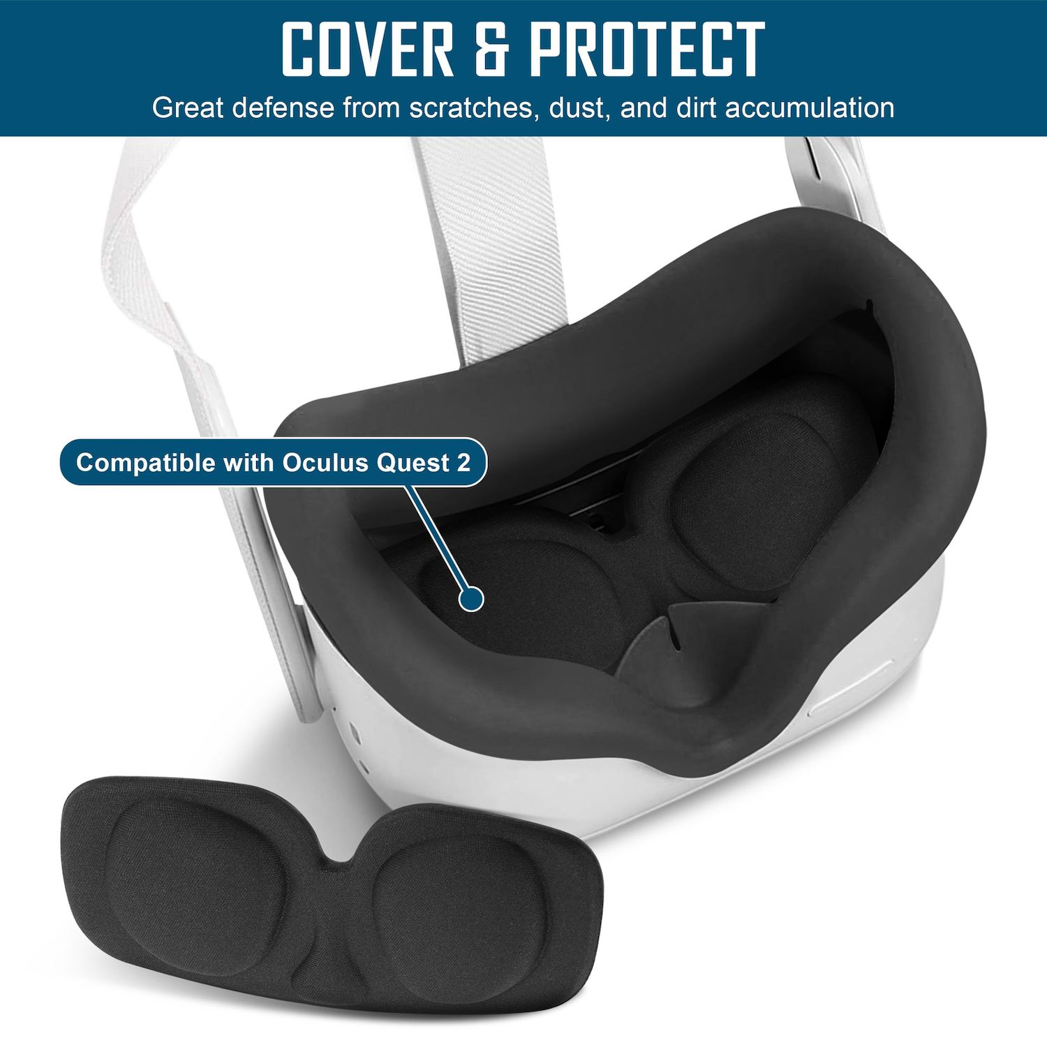 Suitable For Oculus Quest 2 Lens Protection Cover To Prevent Scratches - View #13
