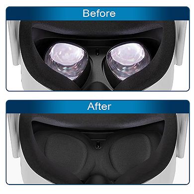 1-pack For Oculus Quest 2 Vr Headset Lens Protector Cover Protective Soft Pad