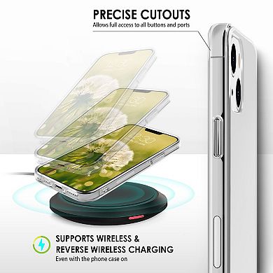 Clear Case For Iphone 13 (6.1 Inch) Soft Tpu Protective Cover Skin