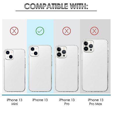 Clear Case For Iphone 13 (6.1 Inch) Soft Tpu Protective Cover Skin