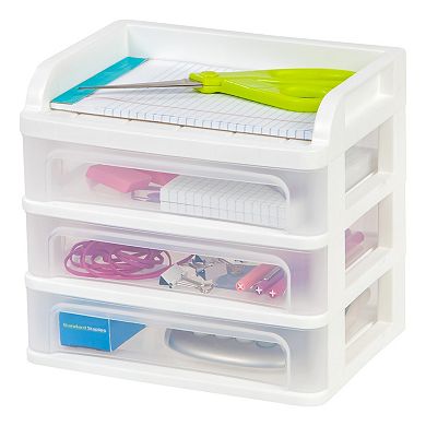IRIS Small 3-Drawer Desktop Storage