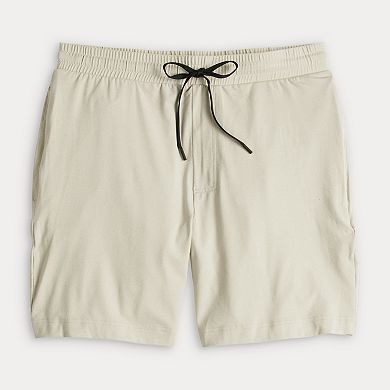 Men's For The Republic Elastic Waist Drawstring Shorts with Zip Back Pocket