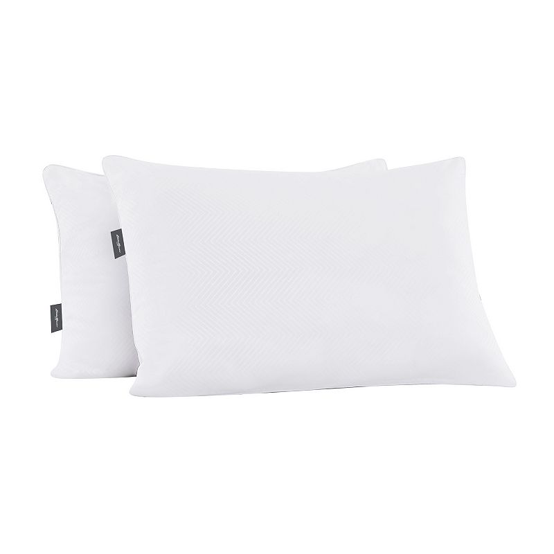 Eddie Bauer Ultimate Comfort 2-Pack Complete Recovery Pillow Set, White