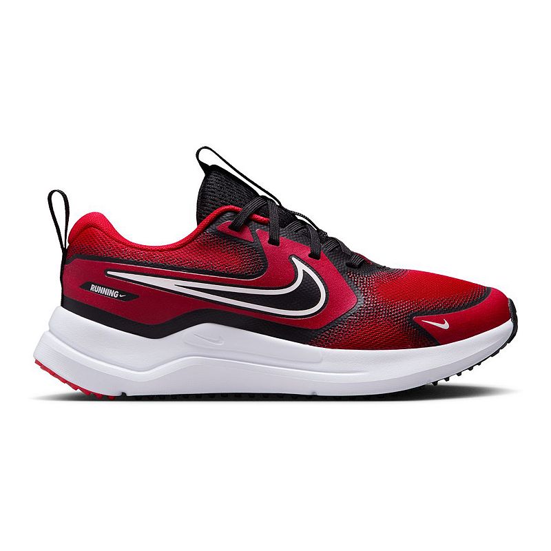 Nike Cosmic Runner Big Kid Running Shoes, Boy's, Size: 7, University Red Black