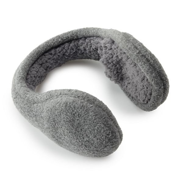 Women's Cuddl Duds® Fleece Earmuffs - Charcoal Heather