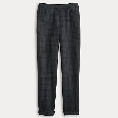 Women's Simply Vera Vera Wang Tapered Ankle Pull-On Ponte Pants