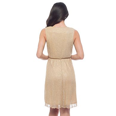Women's Tash + Sophie Sleeveless Faux Wrap Dress