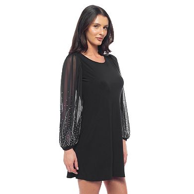 Women's Tash + Sophie Beaded Sleeve Dress