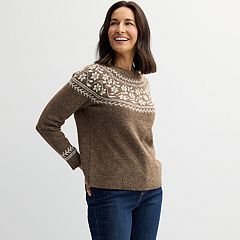 Kohls fuzzy sweater best sale