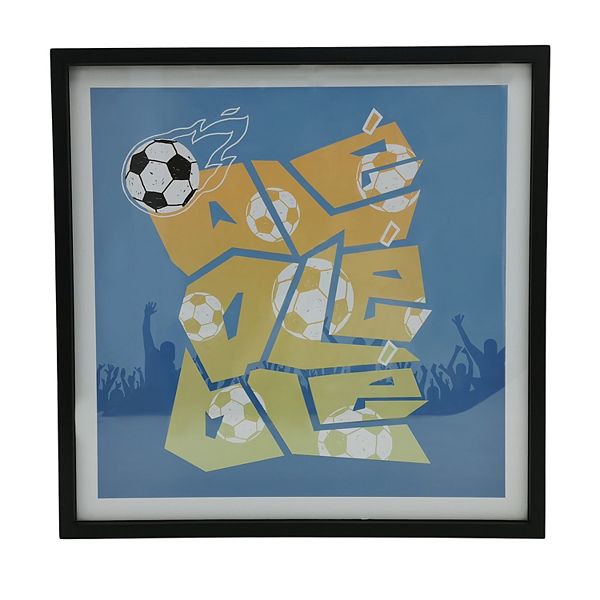 The Big One® Ole Soccer Wall Decor - Blue Orange