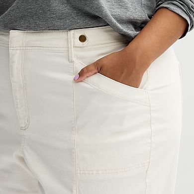 Plus Size Sonoma Goods For Life Twill Utility Pants