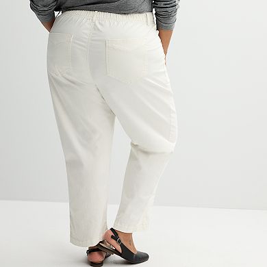 Plus Size Sonoma Goods For Life Twill Utility Pants