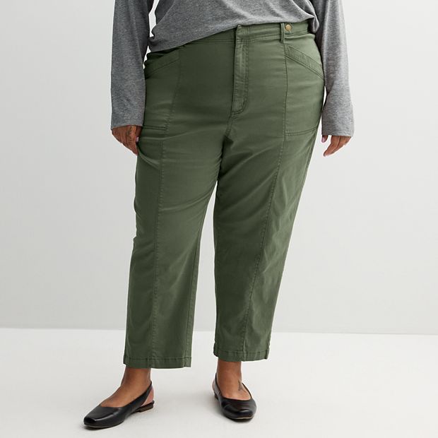 Sonoma plus size utility pants hot sale